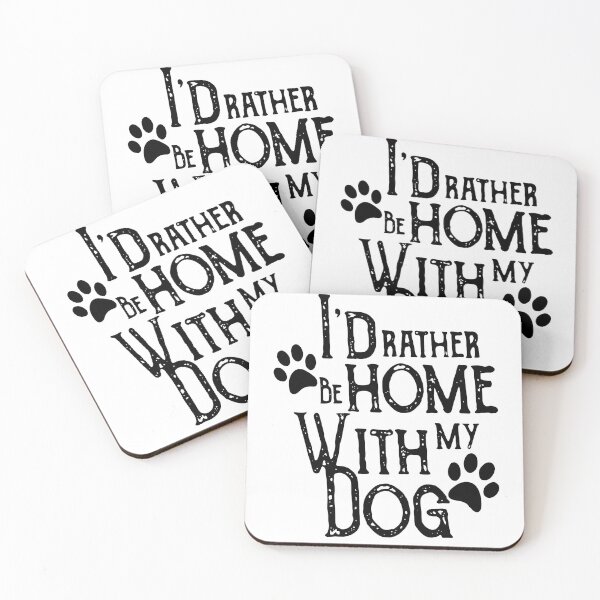 Item preview, I'd Rather Be Home With My Dog Paw Print Design designed and sold by Dmo3HarkoArt.