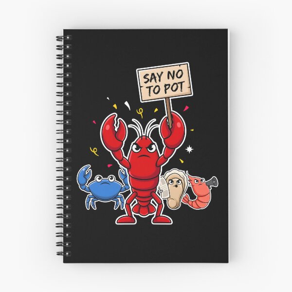 Item preview, Say No To Pot Cute Crawfish Pun Humor designed and sold by Redgiant87x.