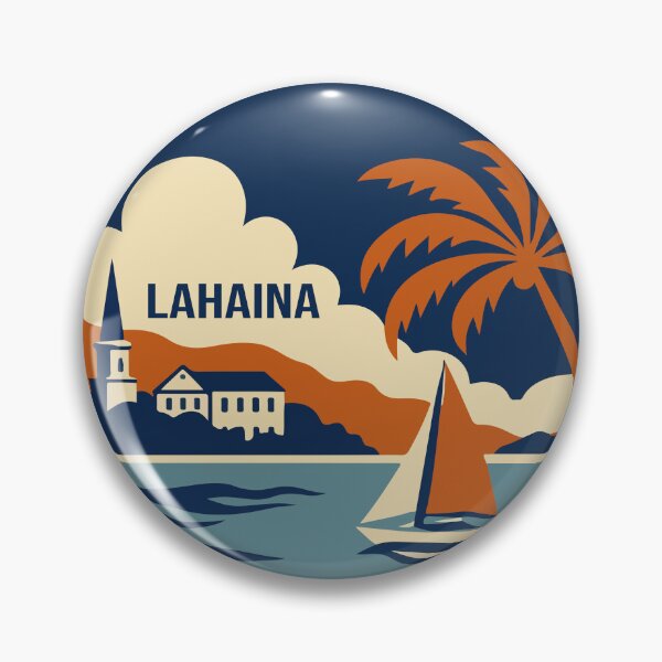 Item preview, Lahaina Travel Poster designed and sold by rogue-design.