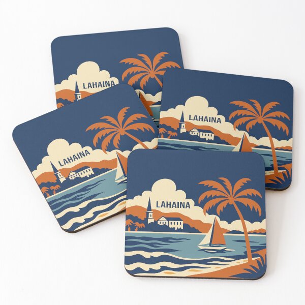 Item preview, Lahaina Travel Poster designed and sold by rogue-design.
