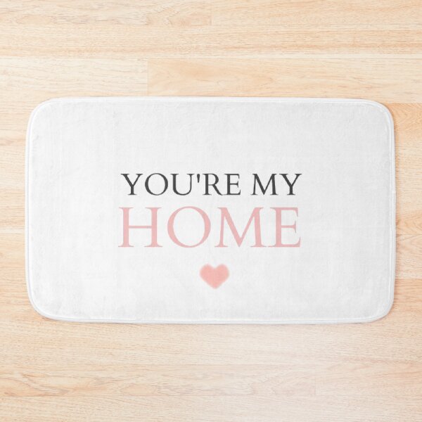 Item preview, You’re My Home ♡ | Romantic Love Quote Sticker designed and sold by Tiny-Doodle-Co.
