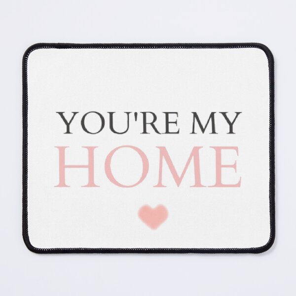 Item preview, You’re My Home ♡ | Romantic Love Quote Sticker designed and sold by Tiny-Doodle-Co.