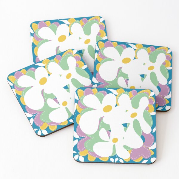Item preview, Blue Witz white flower designed and sold by HeilArtDesign.