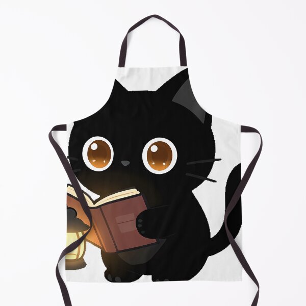 Item preview, Black Cat with Storybook and Lantern designed and sold by IllumeInk.