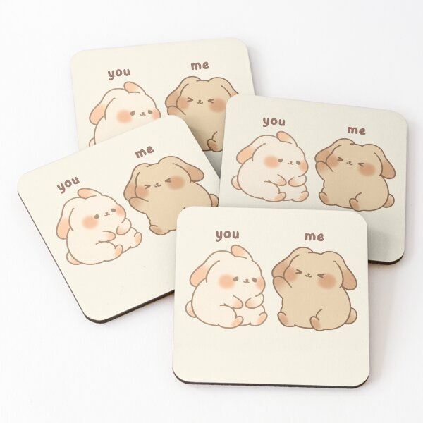 Item preview, Cute Bunny Pair/Couple  designed and sold by sahereative-03.