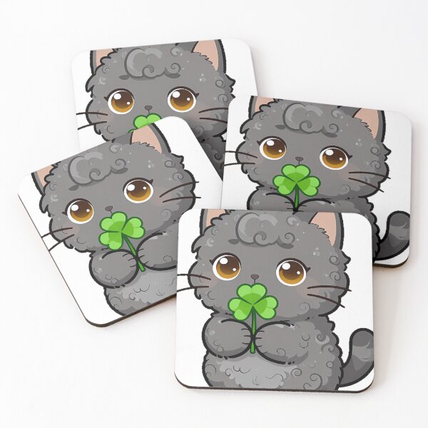 Item preview, Selkirk Rex with Clover designed and sold by pumsquare.