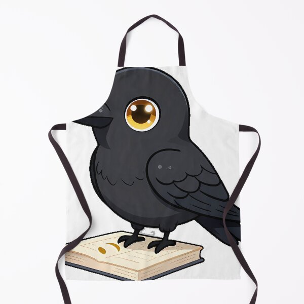Item preview, Raven with Book and Moon Phase designed and sold by IllumeInk.