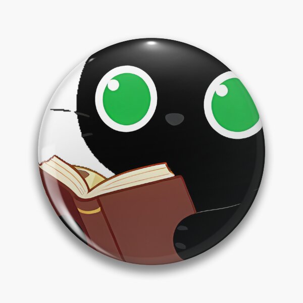 Item preview, Black Cat with Dictionary and Globe designed and sold by IllumeInk.