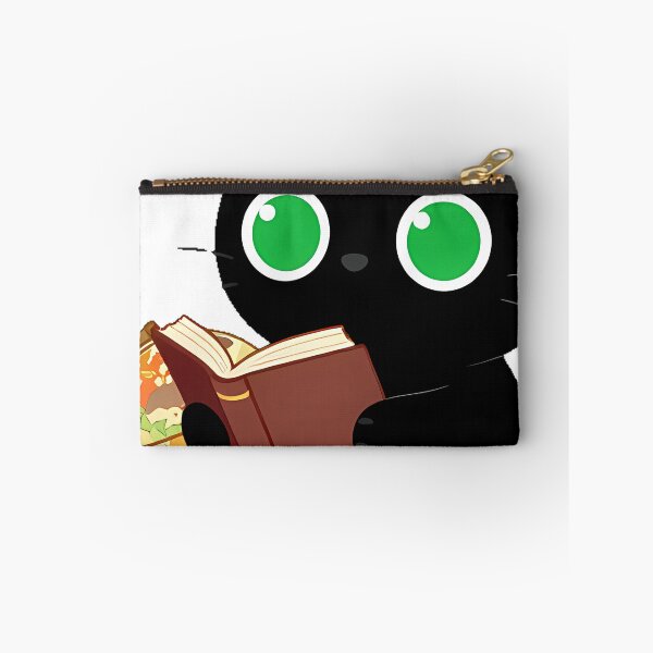 Item preview, Black Cat with Dictionary and Globe designed and sold by IllumeInk.