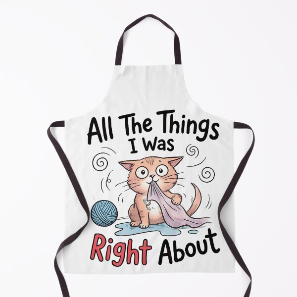 Item preview, All The Things I Was Right About Mischievous Cat Biting Towel classic t-shirt designed and sold by pawsome purrfect.