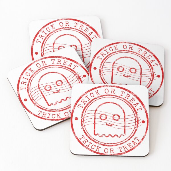 Item preview, Trick or Treat Cute Ghost Vintage Stamp designed and sold by chaaval.