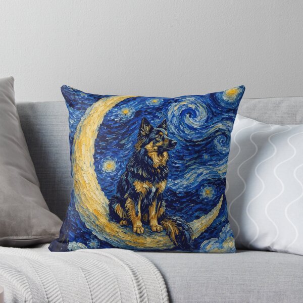 Item preview, Funny Bohemian Shepherd Starry Night Painting Cute Moon Stars Mom Dad Kids designed and sold by FurryHavenPH.