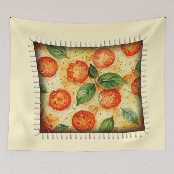 Item preview, Stitched Opening Reveals Pizza designed and sold by MoxisWatercolor.