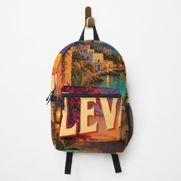 Item preview, Levanzo, Sicily: Scenic-Style Painterly Travel Poster designed and sold by LSVart.