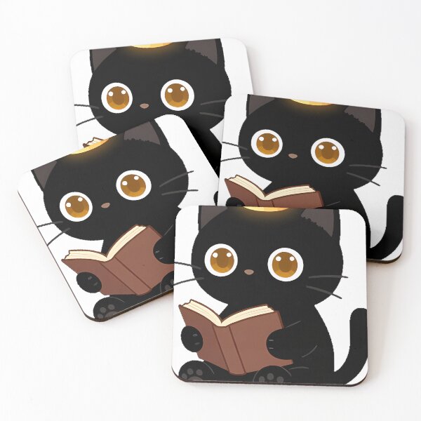 Item preview, Black Cat with Crown of Candles designed and sold by IllumeInk.