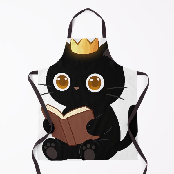 Item preview, Black Cat with Crown of Candles designed and sold by IllumeInk.