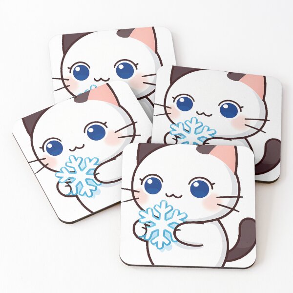 Item preview, Snowshoe Cat with Snowflake designed and sold by pumsquare.