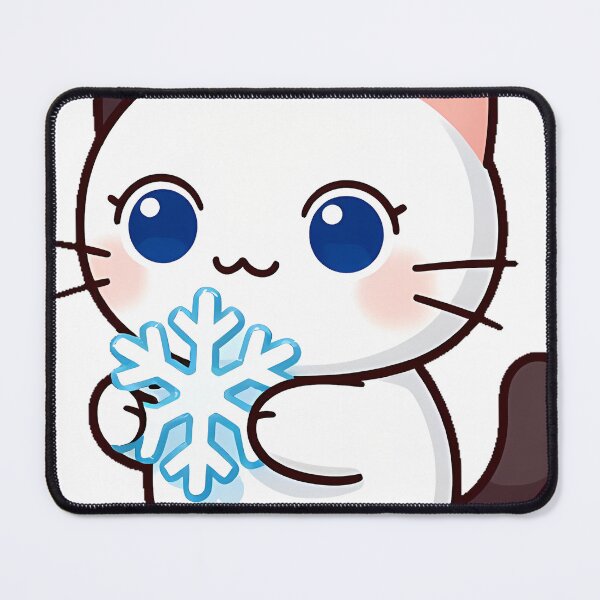 Item preview, Snowshoe Cat with Snowflake designed and sold by pumsquare.