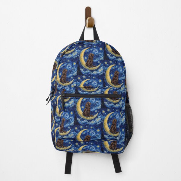 Item preview, Funny Boykin Spaniel Starry Night Painting Cute Moon Stars Mom Dad Kids designed and sold by FurryHavenPH.