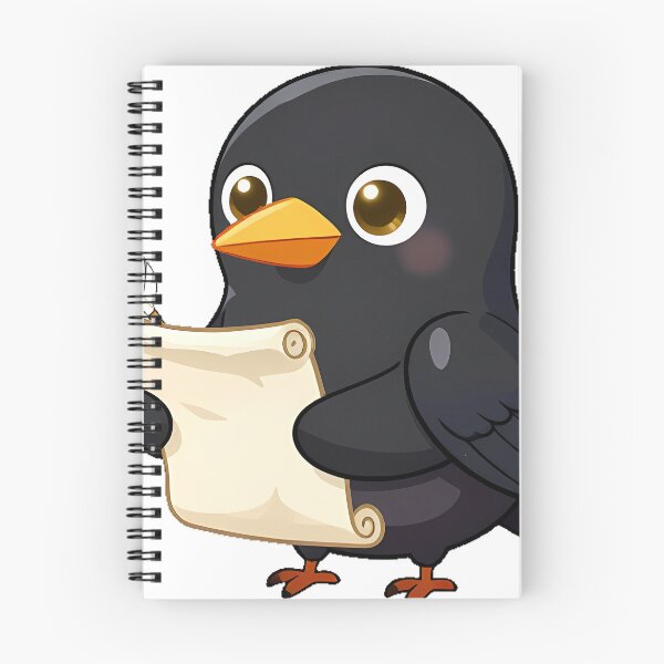Item preview, Raven with Scroll and Quill designed and sold by IllumeInk.