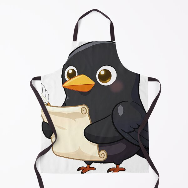 Item preview, Raven with Scroll and Quill designed and sold by IllumeInk.