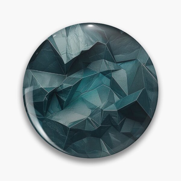 Item preview, Dark Teal Geometric Low Poly Abstract Crystal Texture designed and sold by LYAN-STORE.