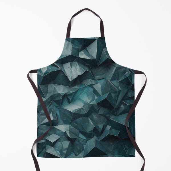 Item preview, Dark Teal Geometric Low Poly Abstract Crystal Texture designed and sold by LYAN-STORE.