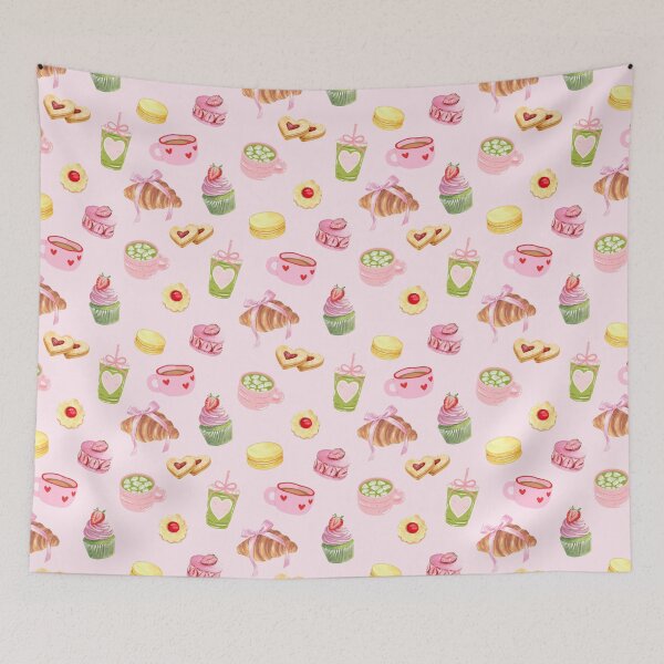 Item preview, Kawaii Sweet Treats Pastel Pattern designed and sold by jianina-alondra.