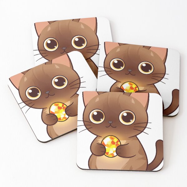 Item preview, Burmese Cat with Amber Gem designed and sold by pumsquare.