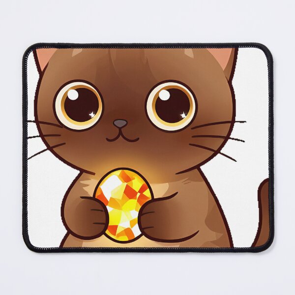 Item preview, Burmese Cat with Amber Gem designed and sold by pumsquare.