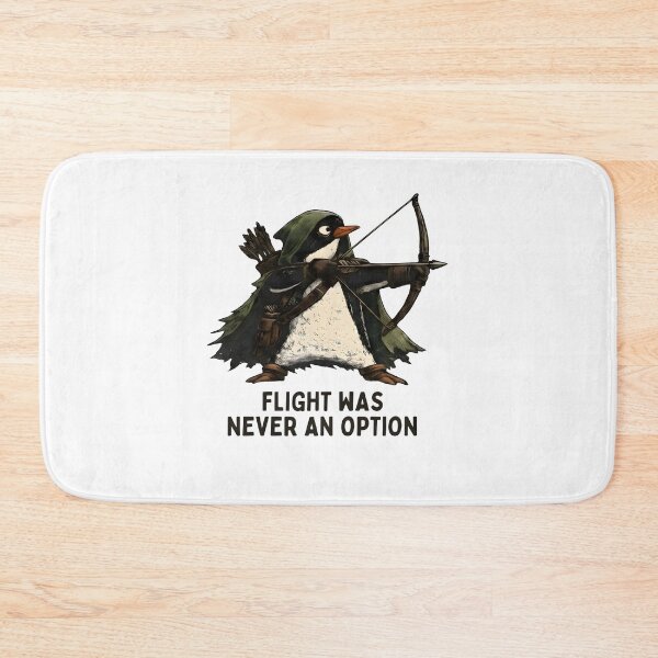 Item preview, Flight Was Never An Option - Funny Penguin designed and sold by regina-society.