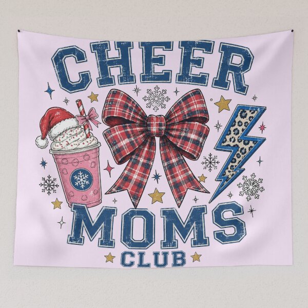 Item preview, Coquette Christmas Cheer Moms Club Pink Bow Santa Hat Iced Coffee designed and sold by Yellowriversss.