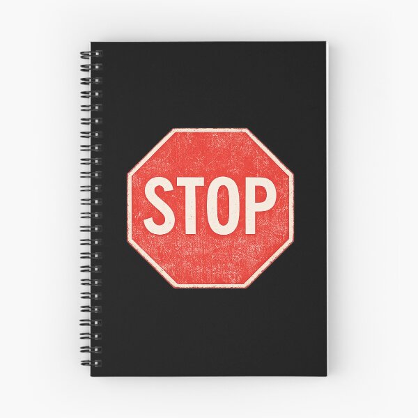 Item preview, STOP - SIGNS - RETRO WORN SIGN - UNIQUE RARE ORIGINAL TSHIRT STICKER designed and sold by SentientGallery.