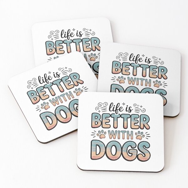 Item preview, Life Is Better With Dogs Paw Print Dog Lover Gift designed and sold by Dmo3HarkoArt.