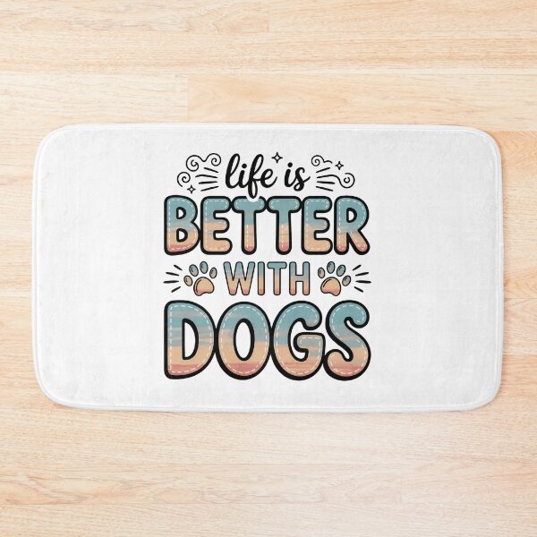 Item preview, Life Is Better With Dogs Paw Print Dog Lover Gift designed and sold by Dmo3HarkoArt.