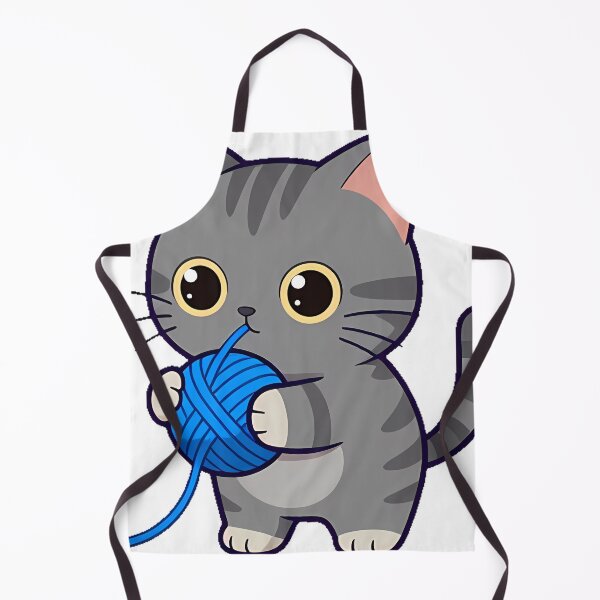 Item preview, Grey Tabby with Ball of Yarn designed and sold by pumsquare.