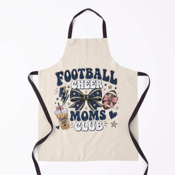 Item preview, Football Cheer Moms Club Game Day Navy Bow Football Mom Gift designed and sold by Yellowriversss.