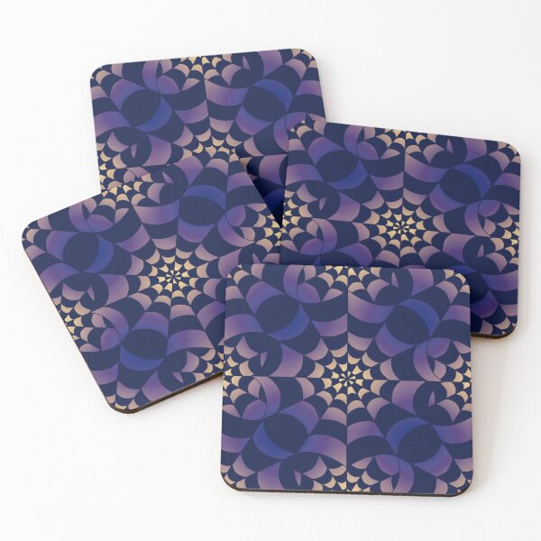 Item preview, Enchanted Web - Navy Twilight Spider Web Halloween Pattern  designed and sold by BlackthornDsign.