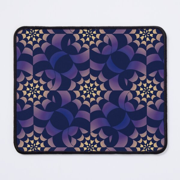Item preview, Enchanted Web - Navy Twilight Spider Web Halloween Pattern designed and sold by BlackthornDsign.