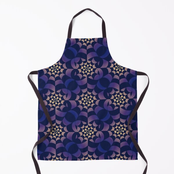 Item preview, Enchanted Web - Navy Twilight Spider Web Halloween Pattern designed and sold by BlackthornDsign.
