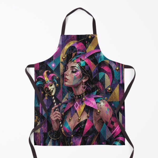 Item preview, Neon Court Jester artwork. designed and sold by GalleryKauffeld.