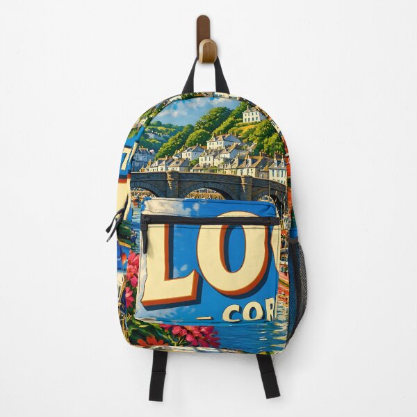 Item preview, Looe, Cornwall: scenic-Style Painterly Travel Poster designed and sold by LSVart.