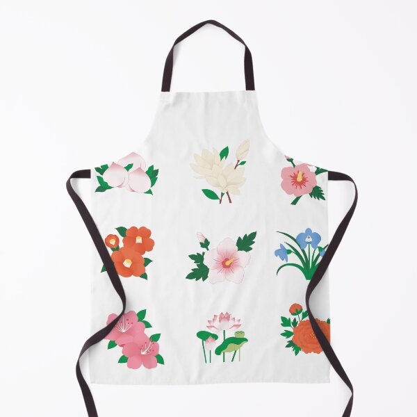 Item preview, Asian Botanical Floral Peach Lotus Hibiscus Aesthetic designed and sold by Rehnair.