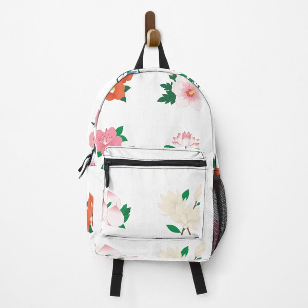 Item preview, Asian Botanical Floral Peach Lotus Hibiscus Aesthetic designed and sold by Rehnair.