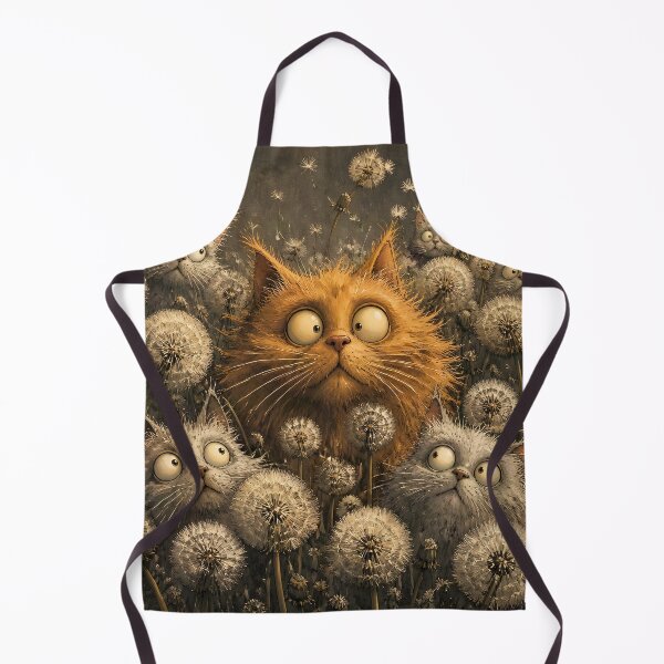 Item preview, Cats Among Dandelions designed and sold by sigmaartstudio.