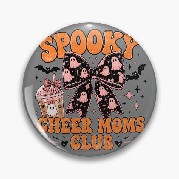 Item preview, Spooky Cheer Moms Club Halloween Pink Bow Ghost Coffee designed and sold by Yellowriversss.