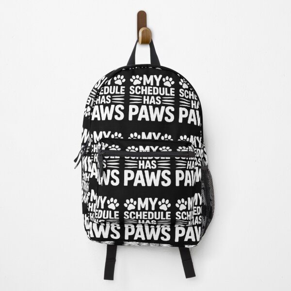 Item preview, My Schedule Has Paws Pet Lover Funny Humor designed and sold by Dmo3HarkoArt.