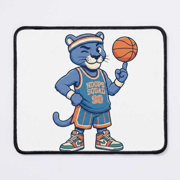 Item preview, Retro 90s Basketball Cartoon Mascot Graphic designed and sold by CourtVibe.
