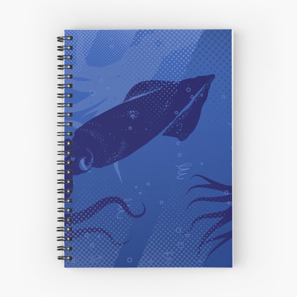 Item preview, Deep Sea Squid Duo Nautical Art designed and sold by chaaval.