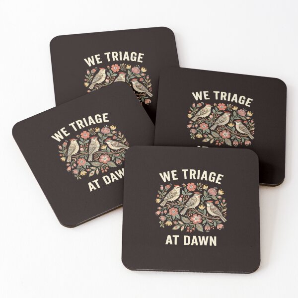 Item preview, We Triage At Dawn Floral EMT EMS Healthcare Worker Paramedic designed and sold by w66aboo.